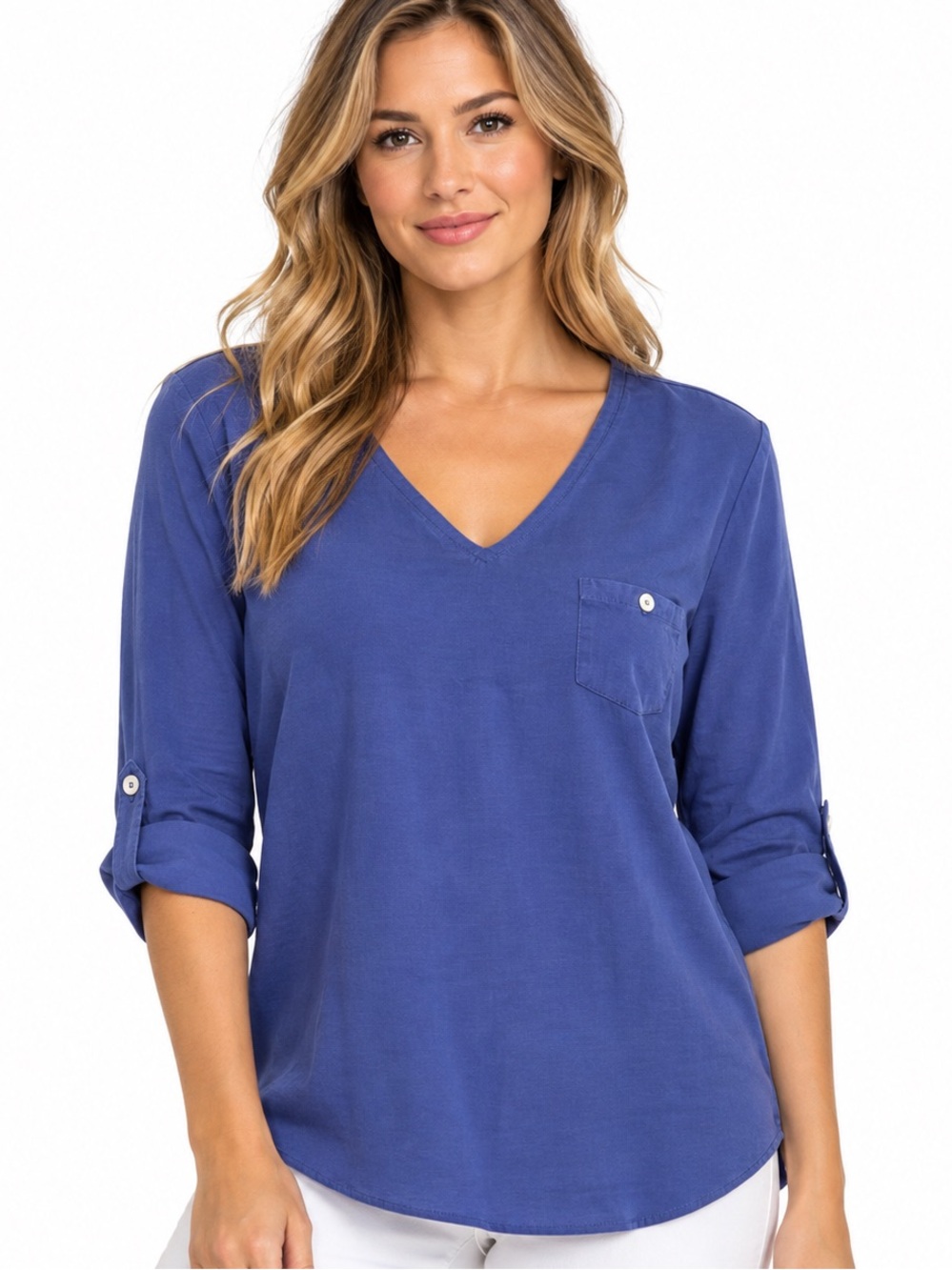 Soft Surroundings V-Neck Tencel
Tunic Il Blouse size XL